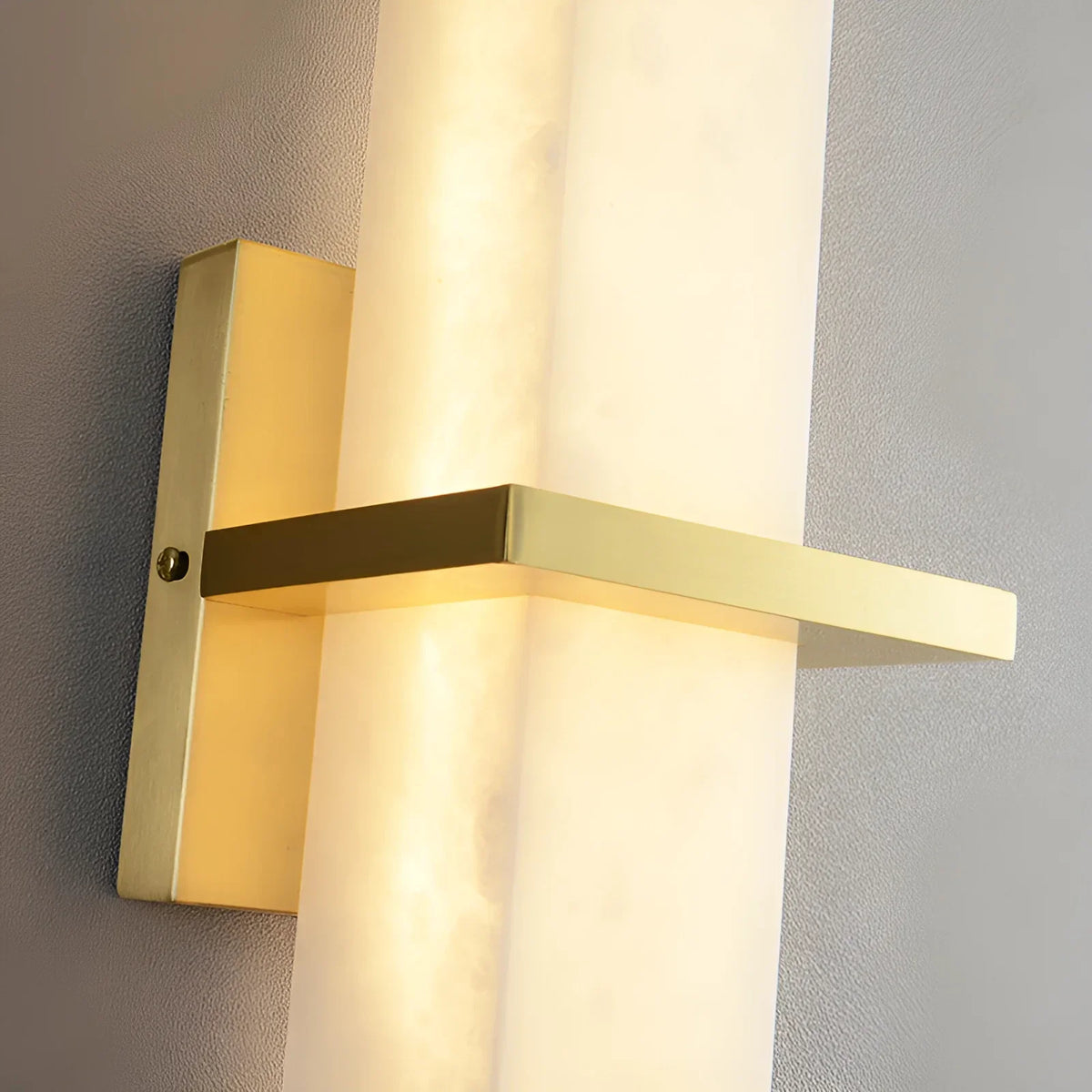 Rectangle Alabaster Milan Wall Sconce – Alabaster detail 13