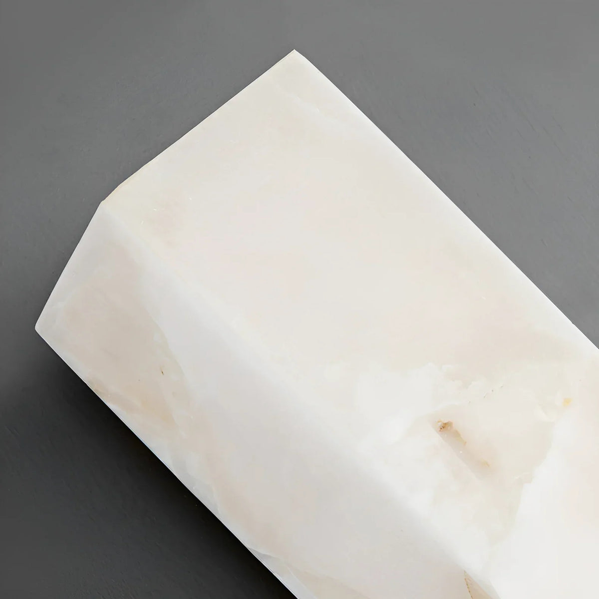 Rectangle Alabaster Milan Wall Sconce – Alabaster detail 12