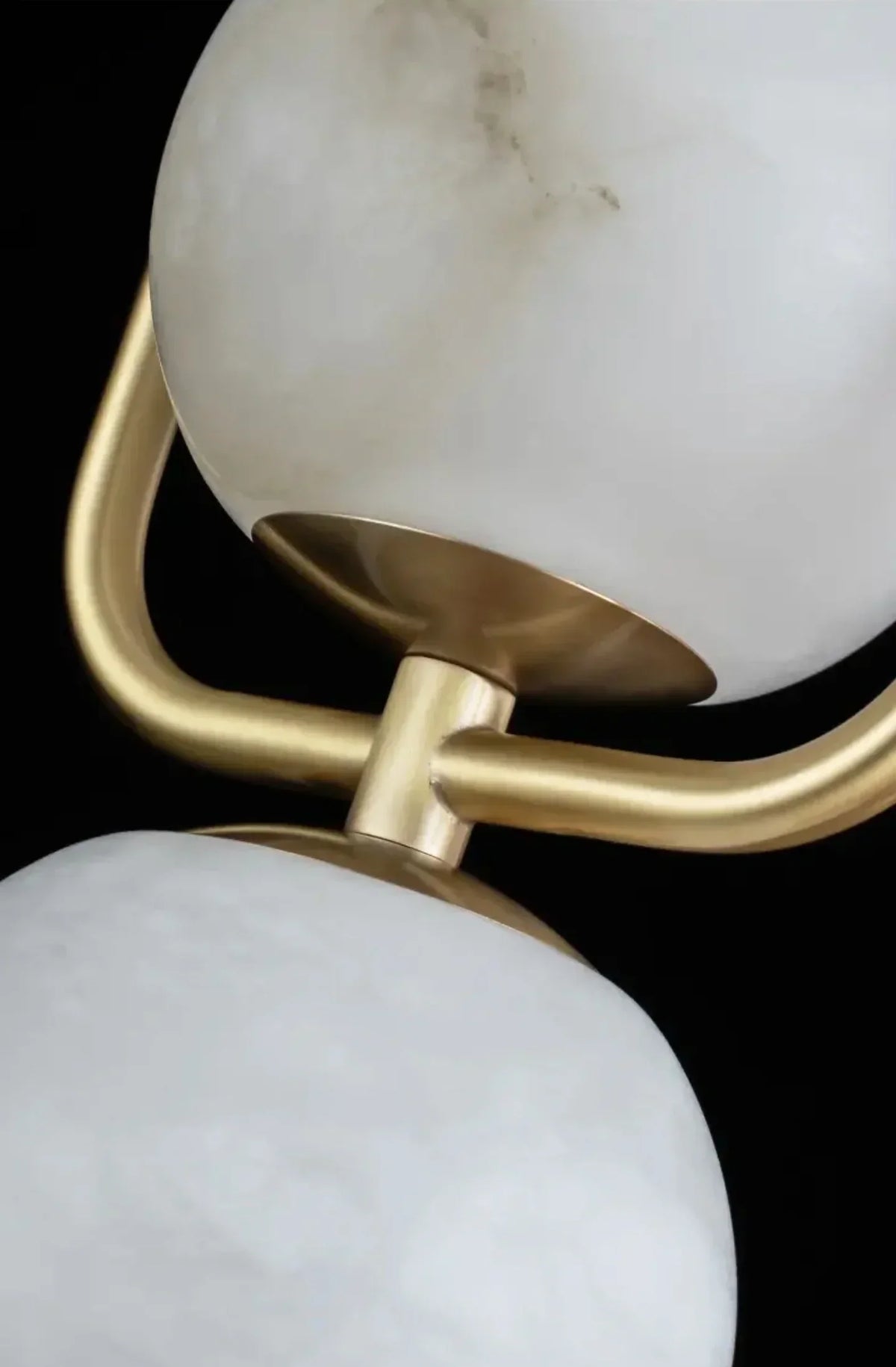 Alabaster Modern Copper Pendant Light – Alabaster detail 12