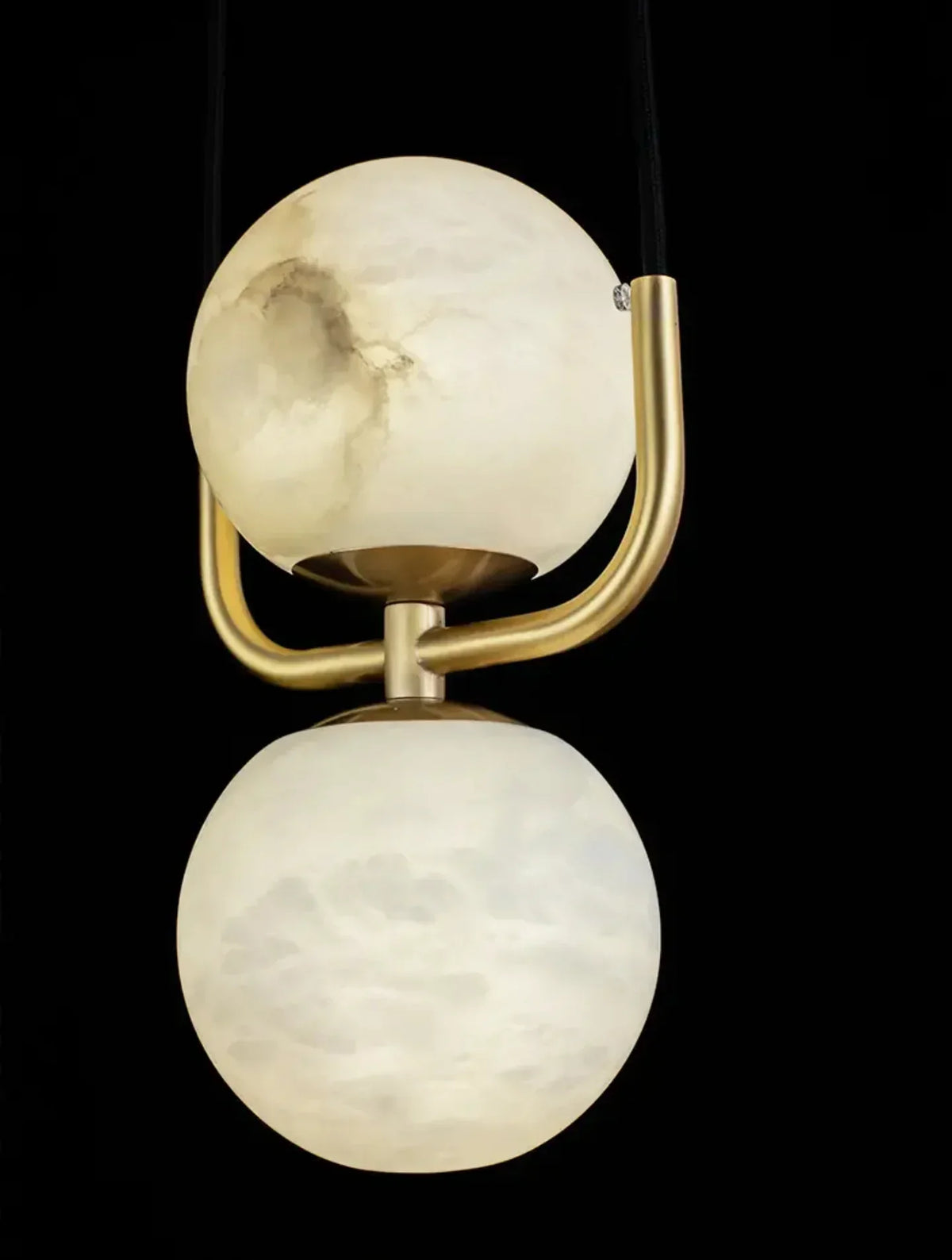 Alabaster Modern Copper Pendant Light – Alabaster detail 11