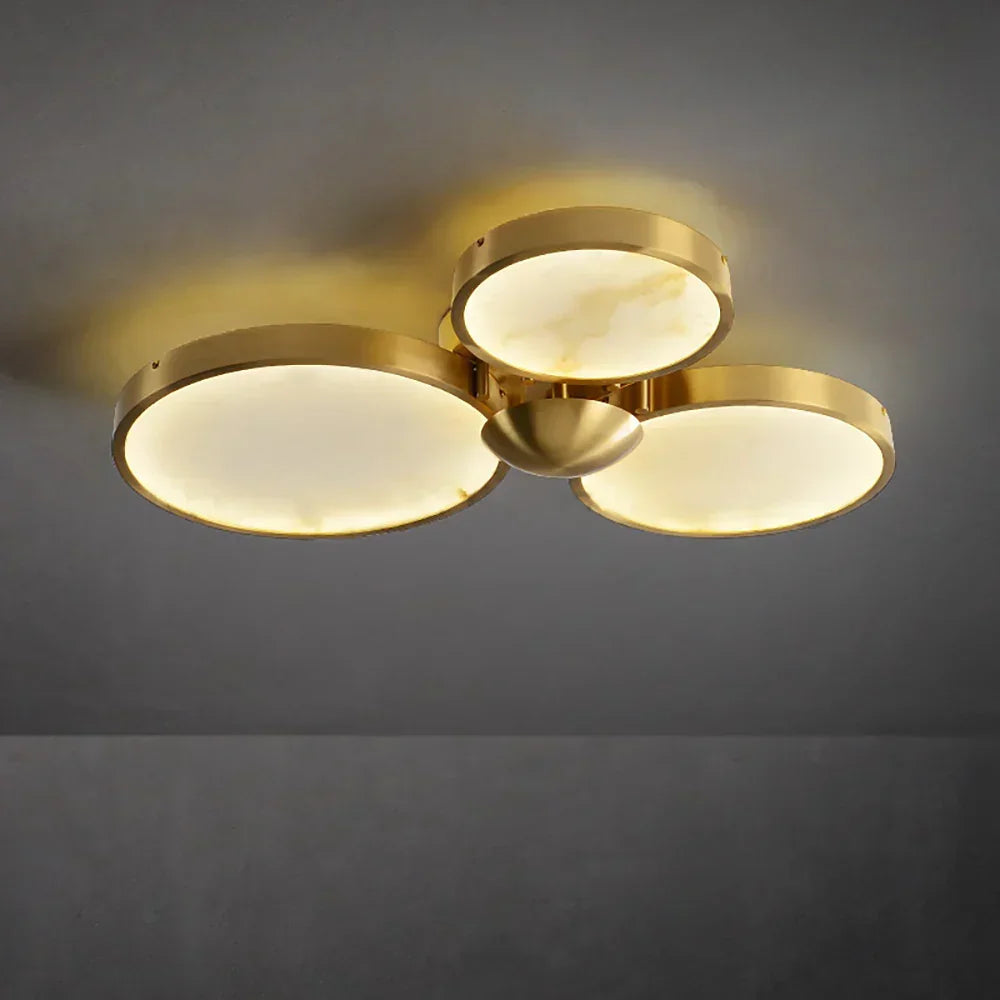 Alabaster Modern Disc Ceiling Light – Alabaster detail 5
