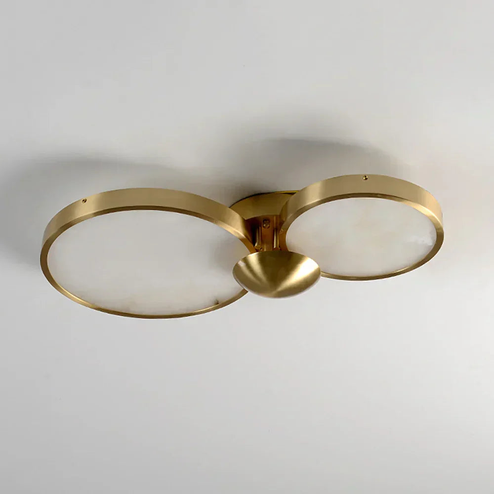 Alabaster Modern Disc Ceiling Light – Alabaster detail 7