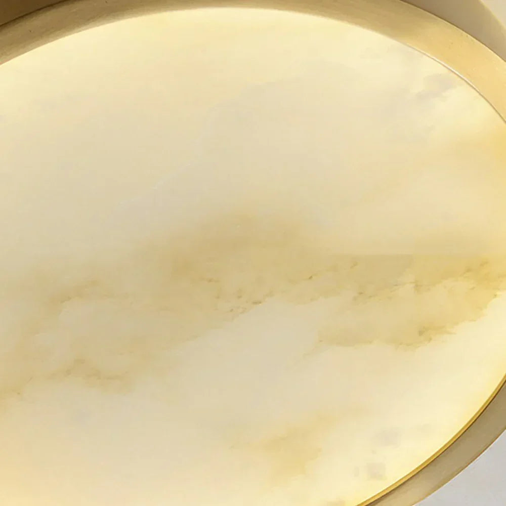 Alabaster Modern Disc Ceiling Light – Alabaster detail 11