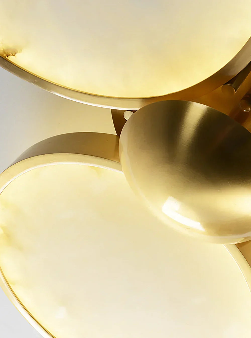 Alabaster Modern Disc Ceiling Light – Alabaster detail 12