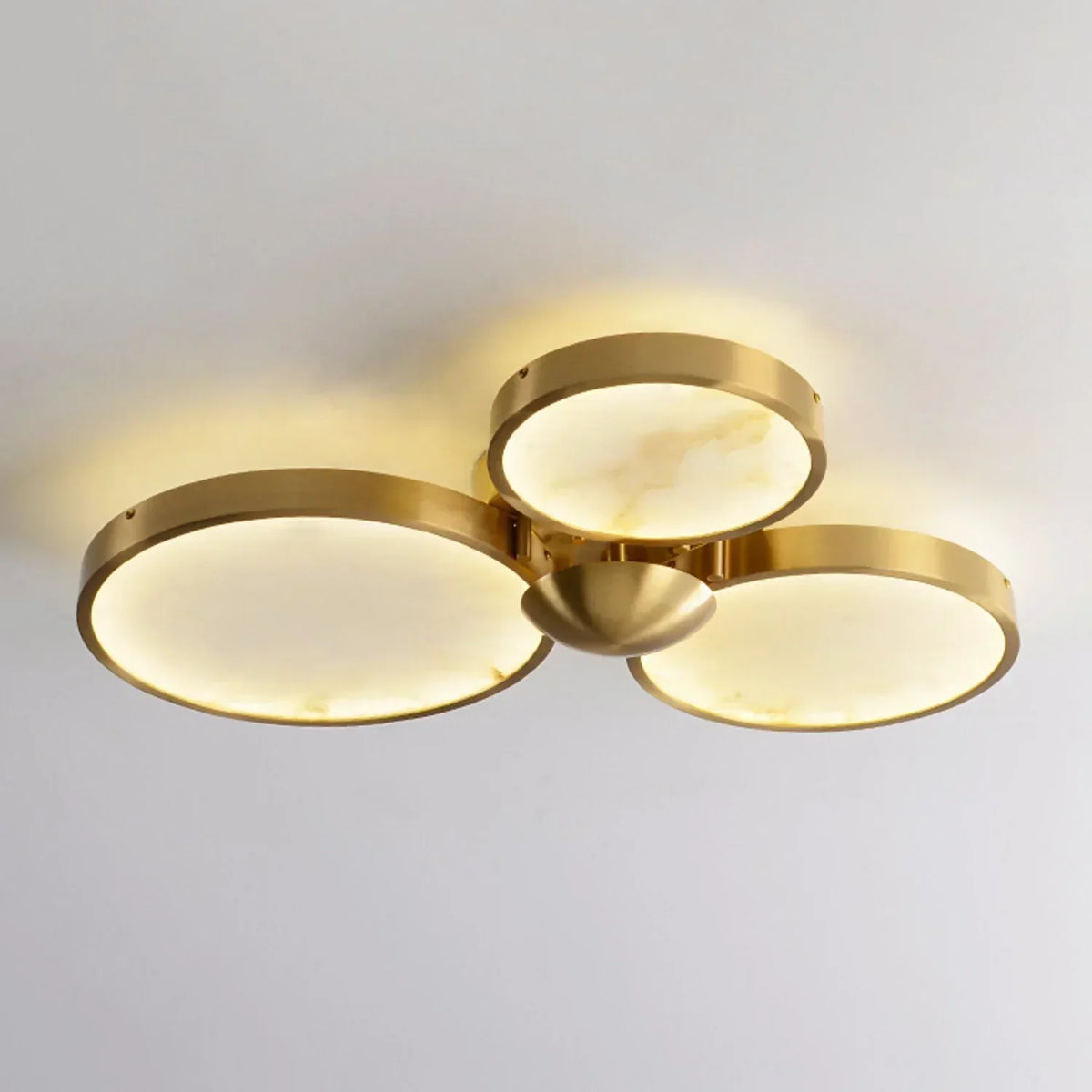Alabaster Modern Disc Ceiling Light – Alabaster detail 8
