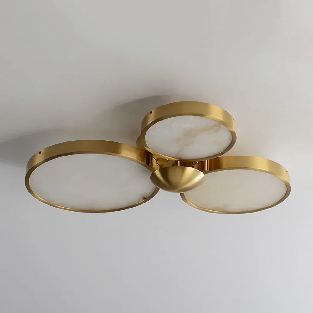 Alabaster Modern Disc Ceiling Light – Alabaster detail 9