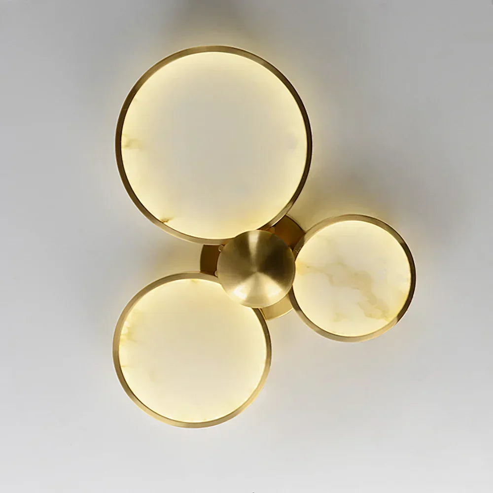 Alabaster Modern Disc Ceiling Light – Alabaster detail 10