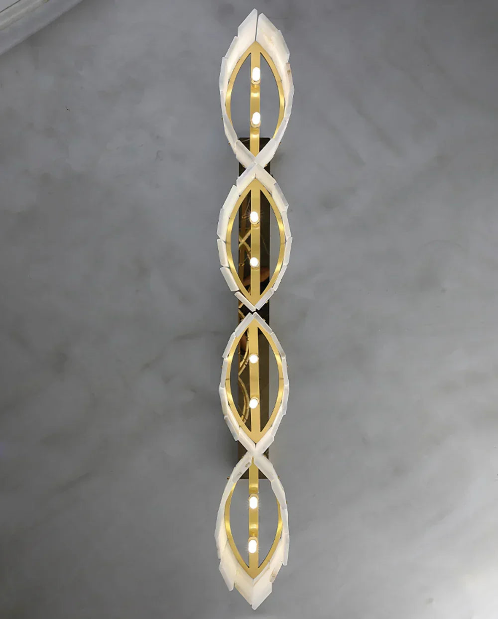 Alabaster Modern Layering Chandelier – Alabaster detail 16