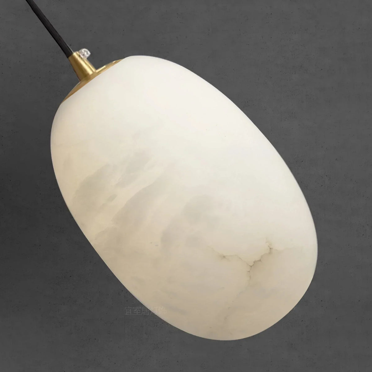 Alabaster Modern Pebble Pendant Lamp – Alabaster detail 10