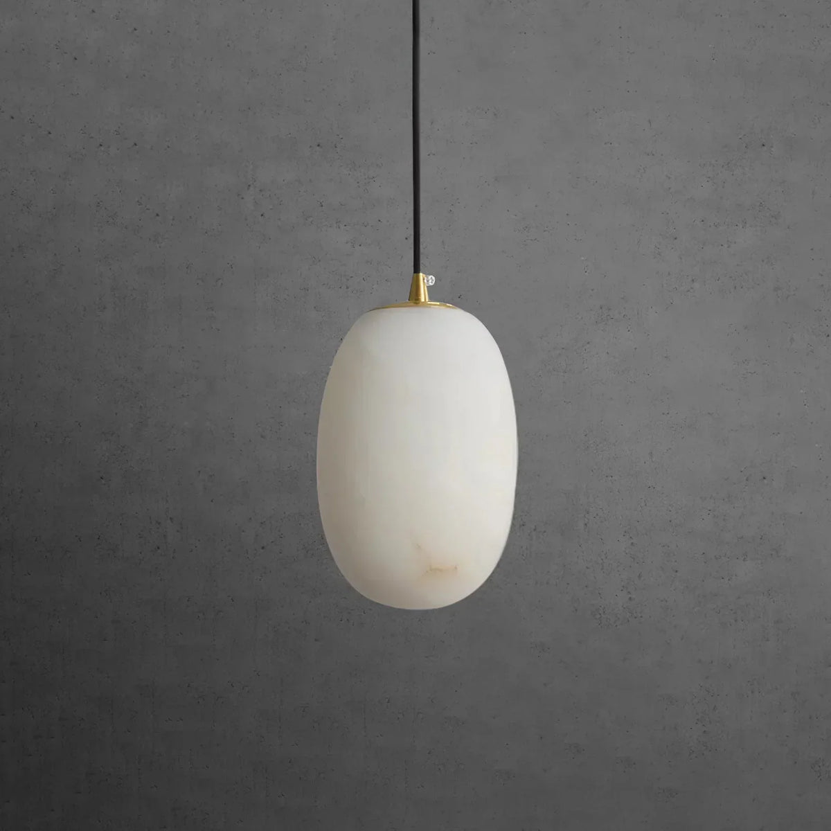 Alabaster Modern Pebble Pendant Lamp – Alabaster detail 9