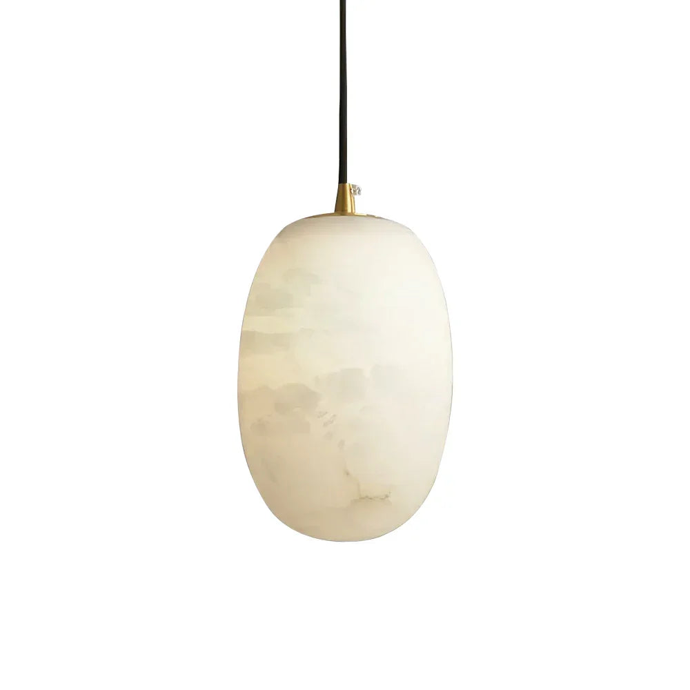 Alabaster Modern Pebble Pendant Lamp – Alabaster detail 12