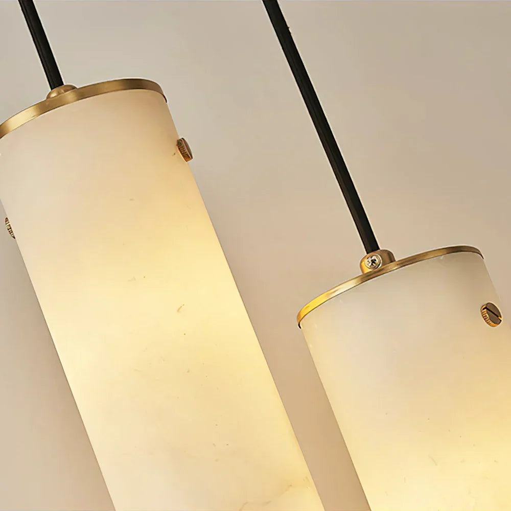 Alabaster Nula Vertical Pendant Light – Alabaster detail 11