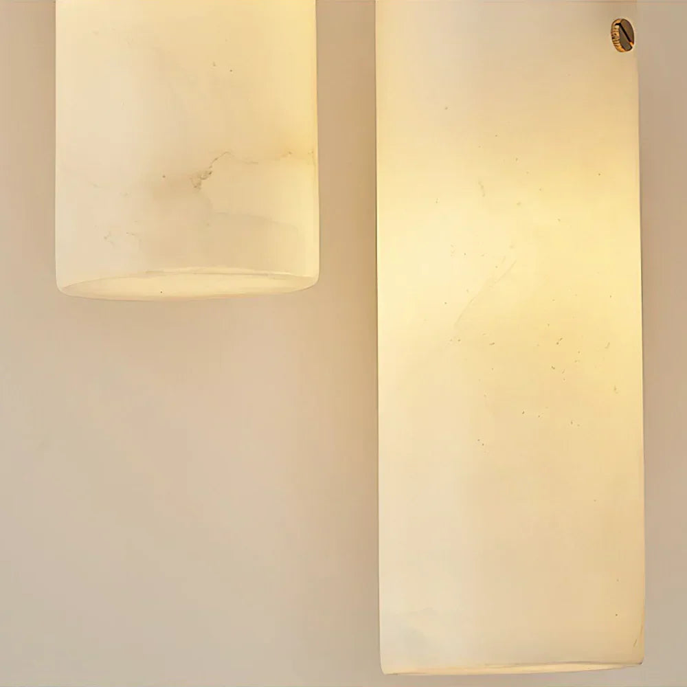 Alabaster Nula Vertical Pendant Light – Alabaster detail 9