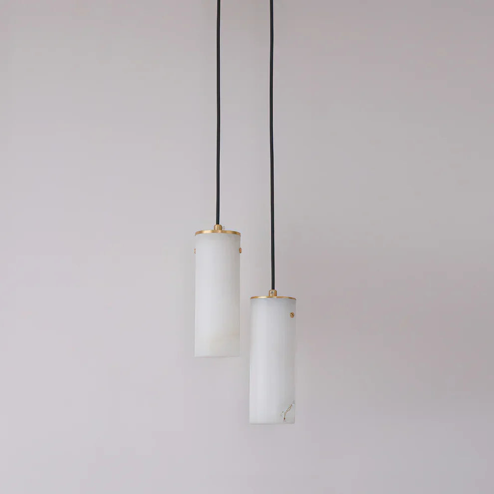 Alabaster Nula Vertical Pendant Light – Alabaster detail 10