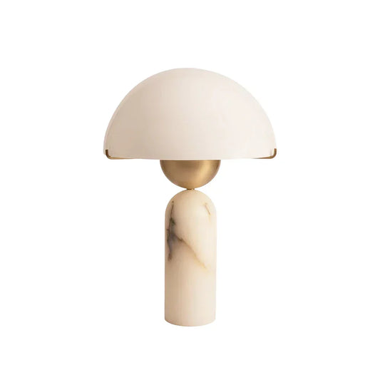 Alabaster Peono Glass Table Lamp