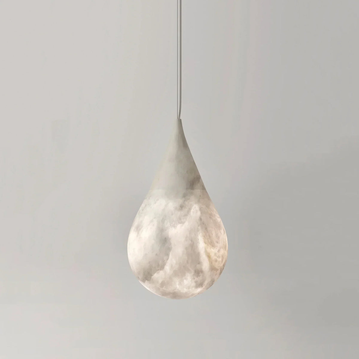 Alabaster Raindrop Pendant Light – Alabaster detail 19