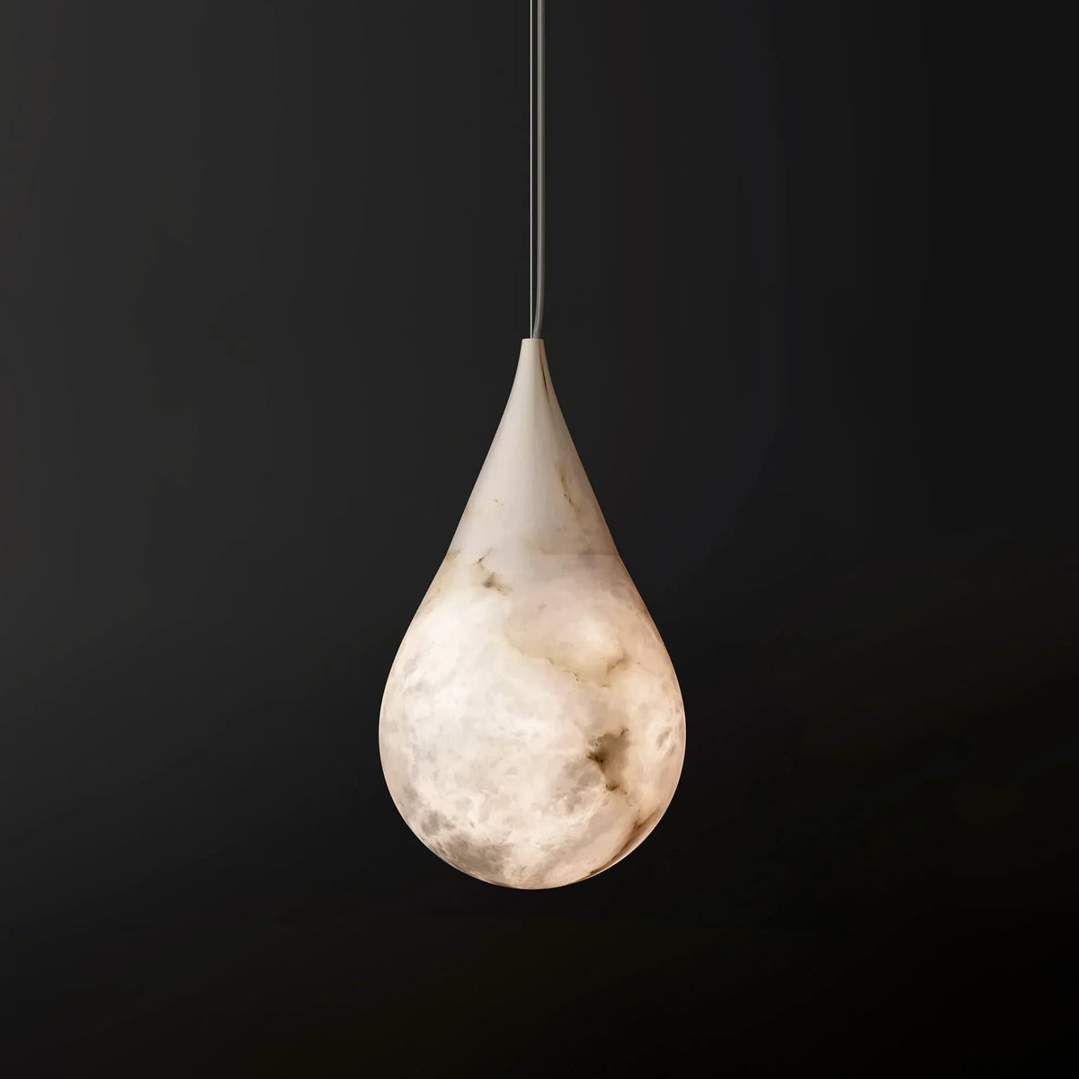 Alabaster Raindrop Pendant Light – Alabaster detail 18