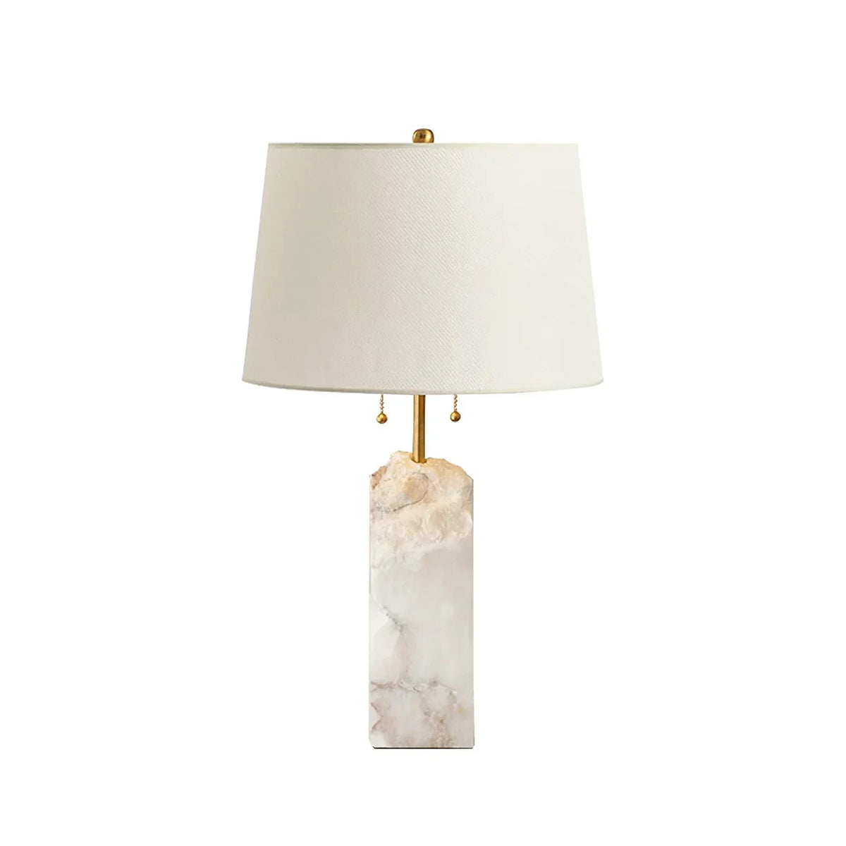 Alabaster Raw Fbric Table Lamp – Alabaster detail 11