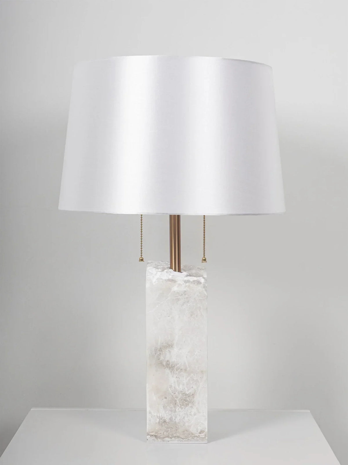 Alabaster Raw Fbric Table Lamp – Alabaster detail 10