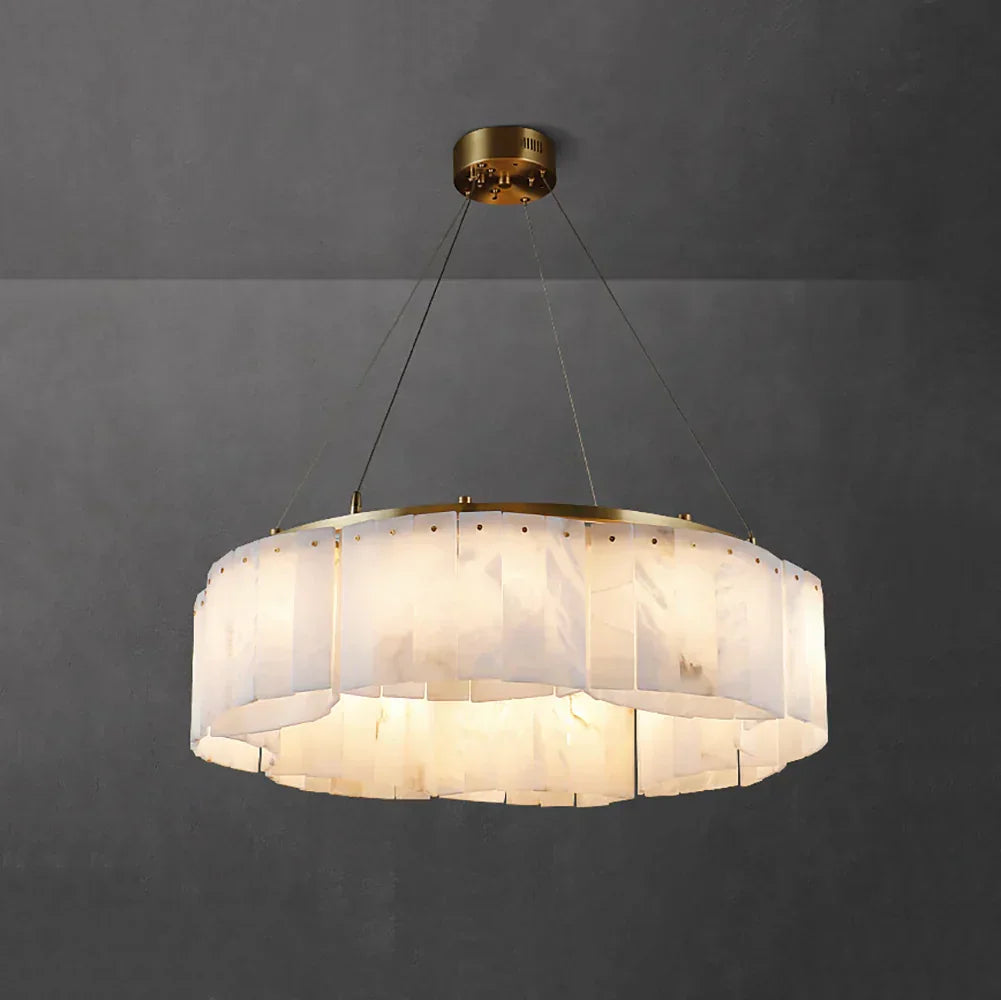Alabaster Diamond Chandelier – Alabaster detail 15