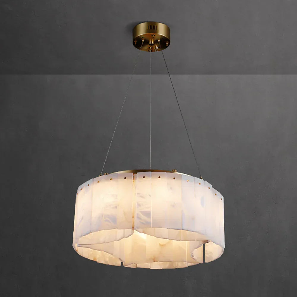 Alabaster Diamond Chandelier – Alabaster detail 14