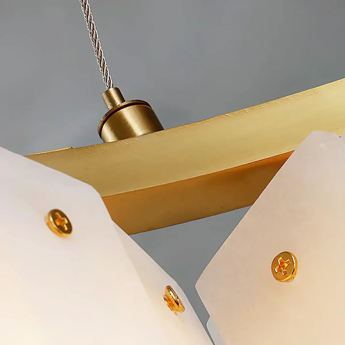 Alabaster Diamond Chandelier – Alabaster detail 12