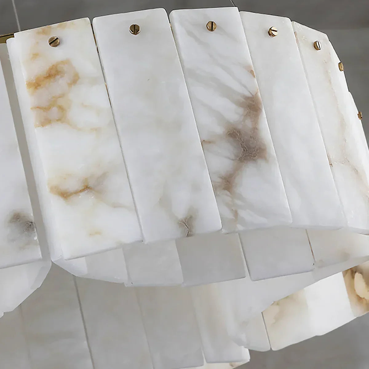 Alabaster Diamond Chandelier – Alabaster detail 13
