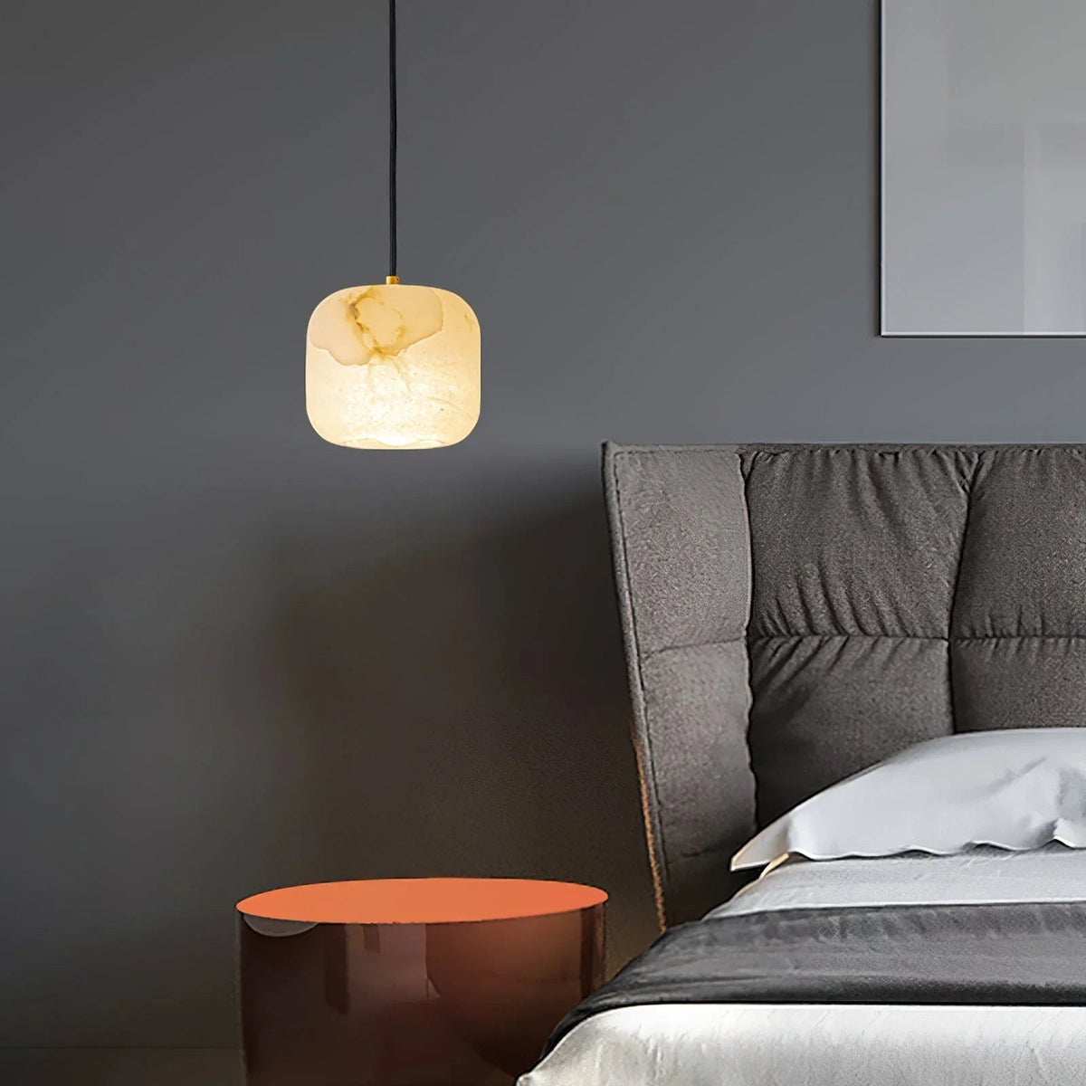 Alabaster Bedside Pendant Light – Alabaster detail 5