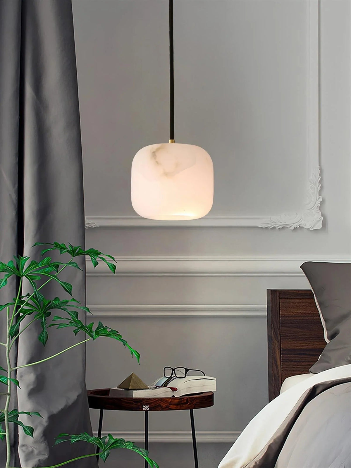 Alabaster Bedside Pendant Light – Alabaster detail 10