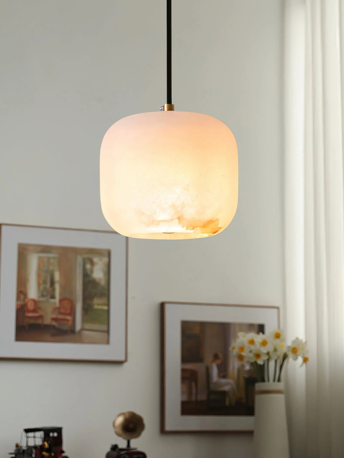 Alabaster Bedside Pendant Light – Alabaster detail 16