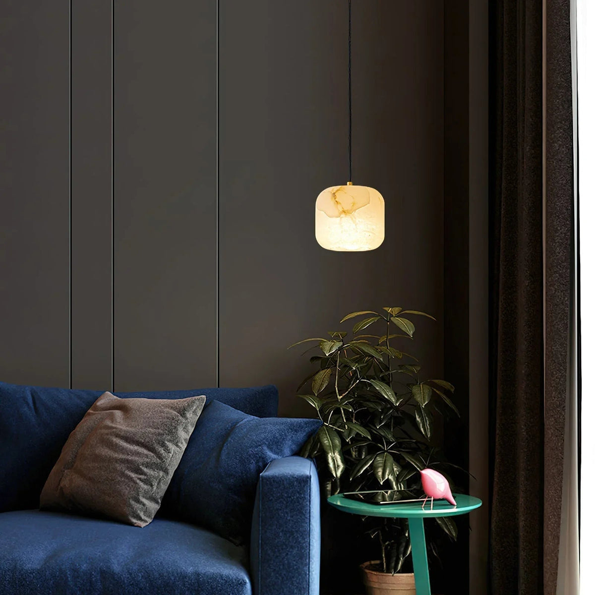 Alabaster Bedside Pendant Light – Alabaster detail 8