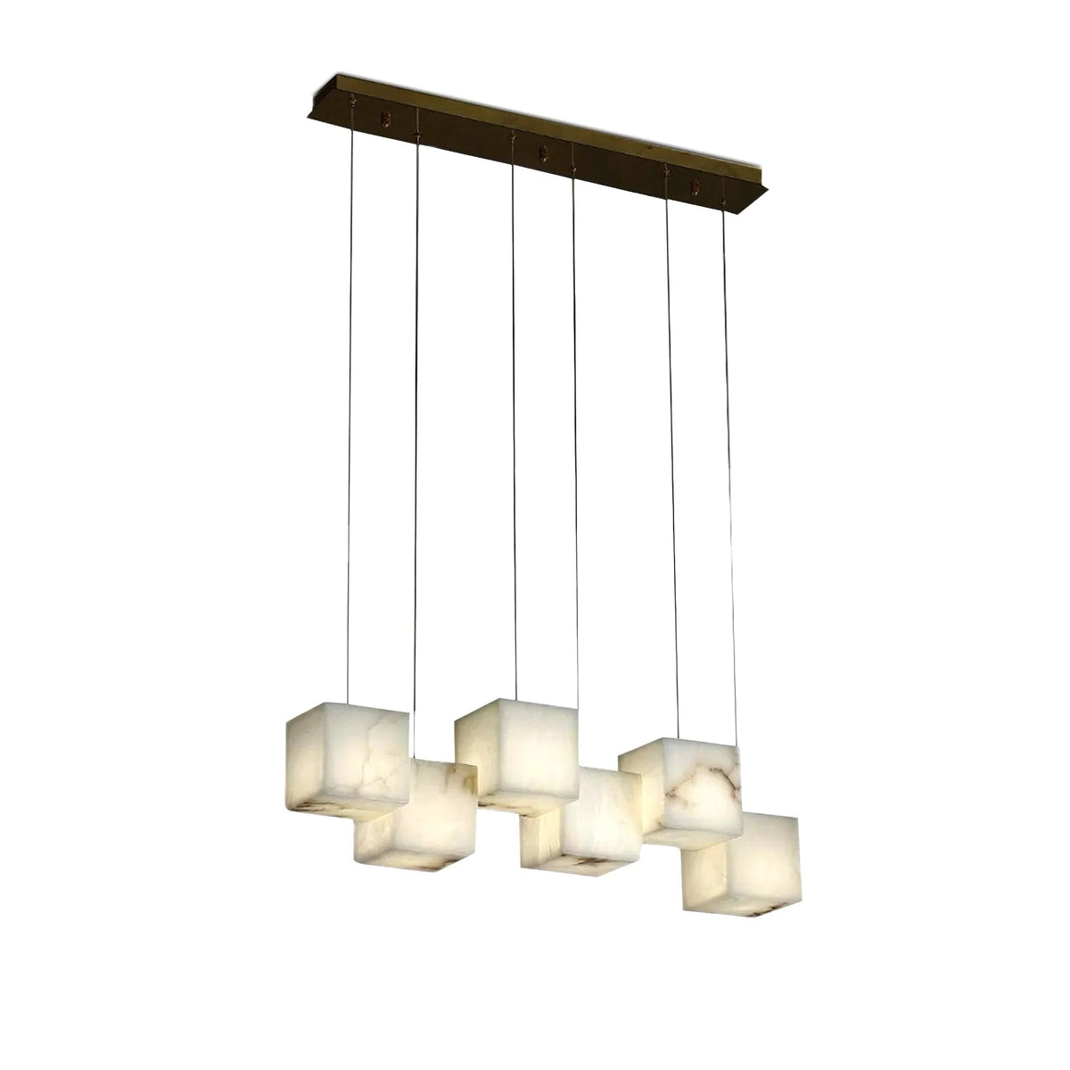 Alabaster Box Chandelier – Alabaster detail 44