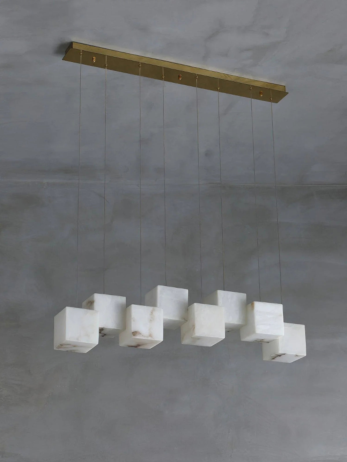Alabaster Box Chandelier – Alabaster detail 38