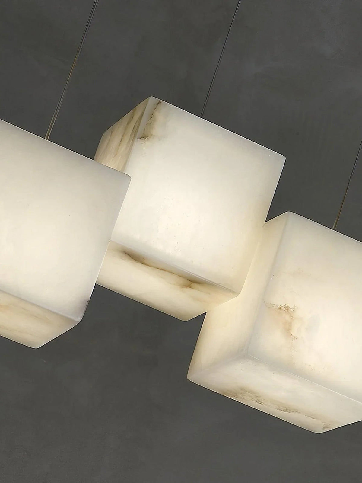 Alabaster Box Chandelier – Alabaster detail 32