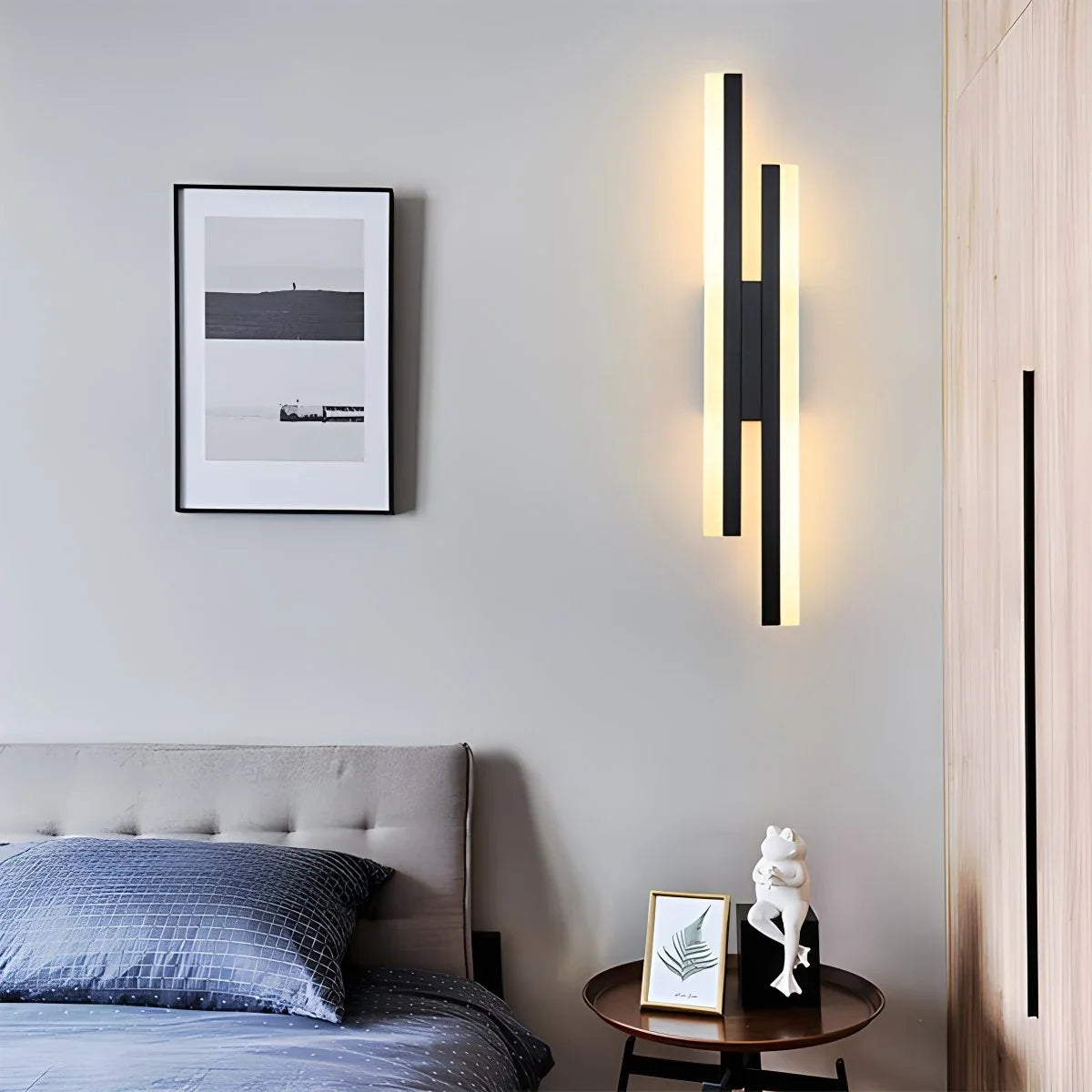 Alana Minimalist H-Shaped Wall Lamp – detail 10