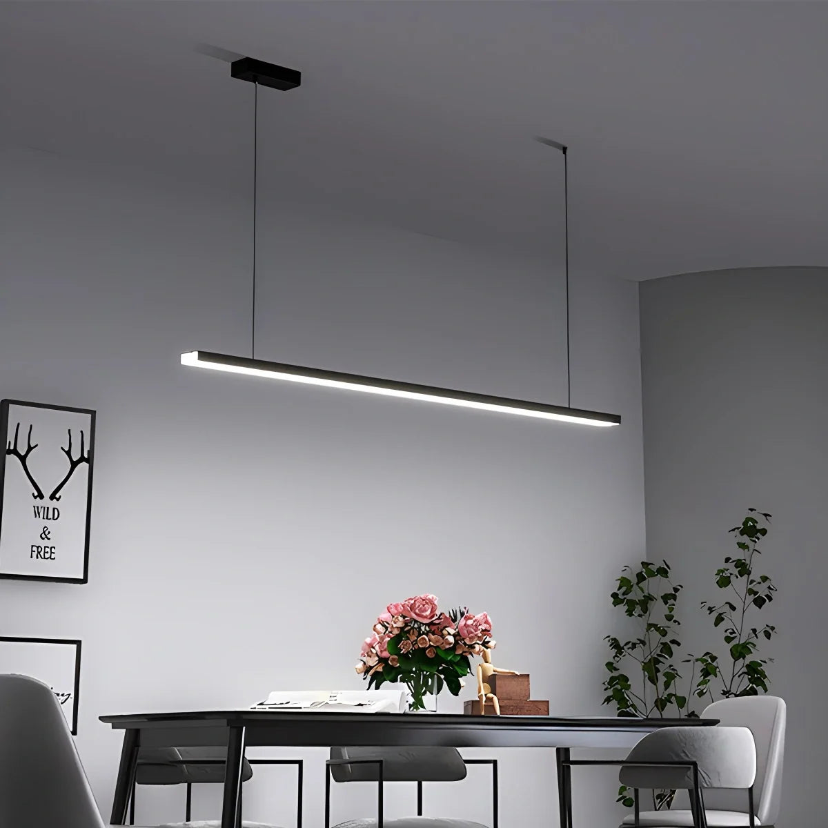 All Copper Minimalist Chandelier for Dining & Living Rooms – Copper detail 8
