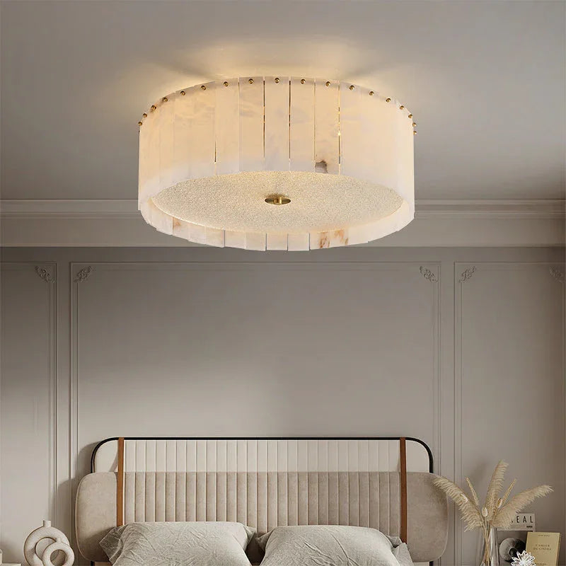 All Copper Alabaster Ceiling Lamp – Alabaster detail 5