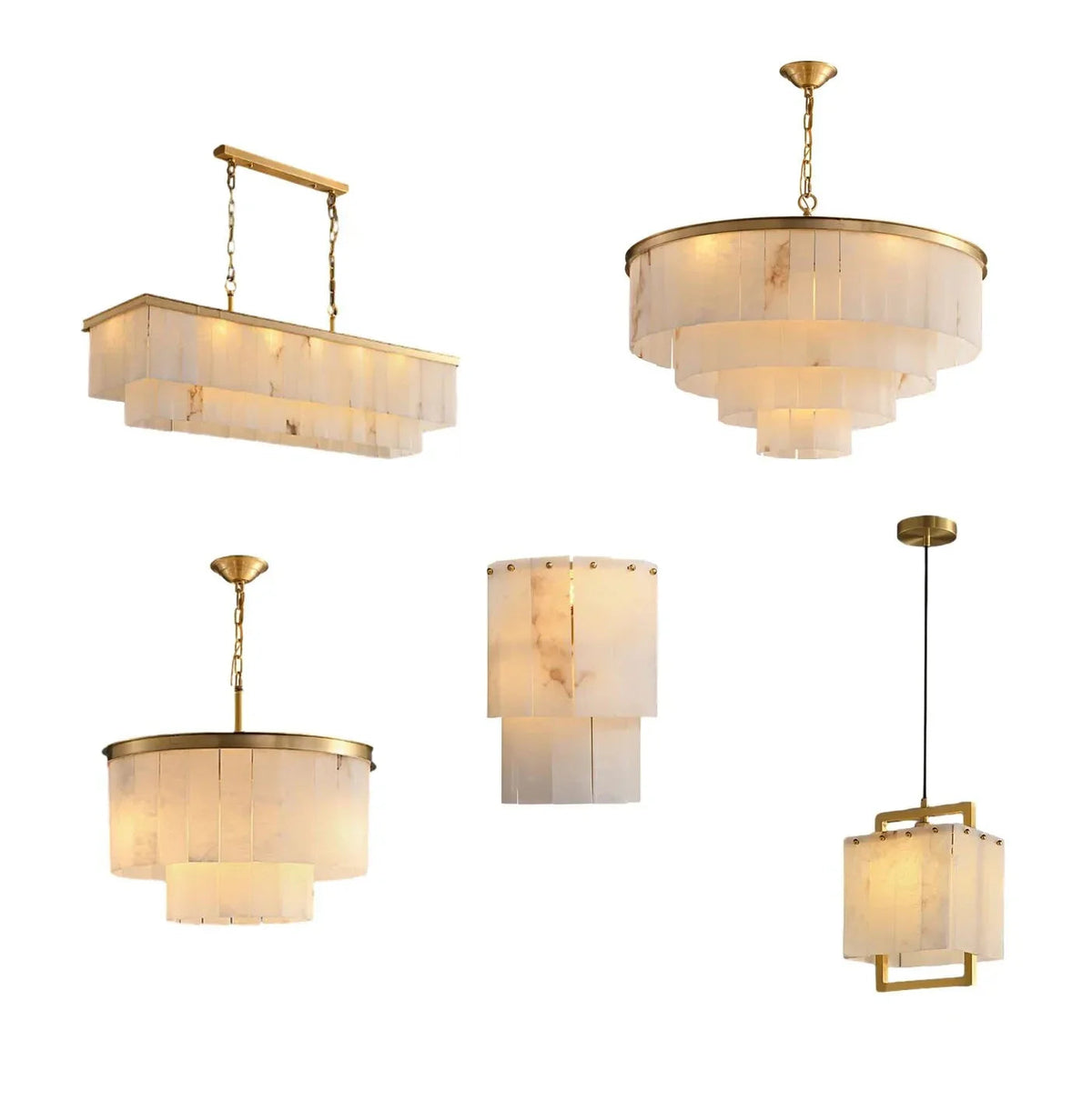 All Copper Alabaster Ceiling Lamp – Alabaster detail 15