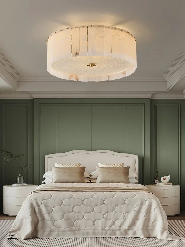 All Copper Alabaster Ceiling Lamp – Alabaster detail 10