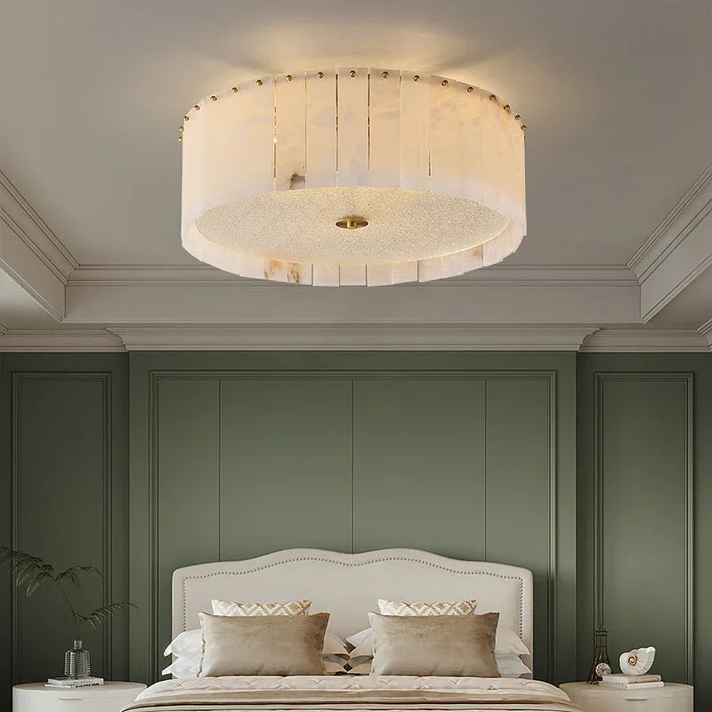 All Copper Alabaster Ceiling Lamp – Alabaster detail 4