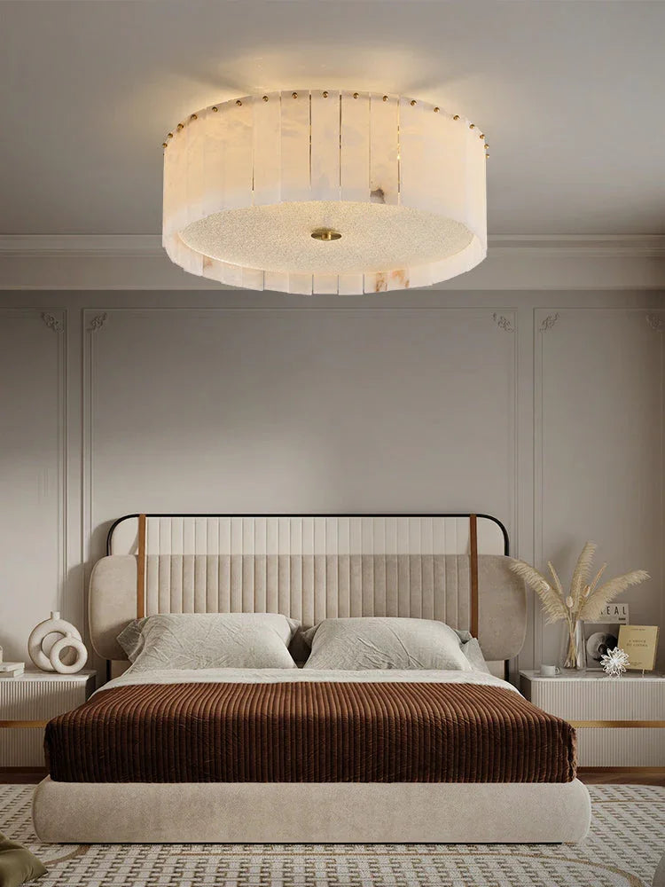 All Copper Alabaster Ceiling Lamp – Alabaster detail 7