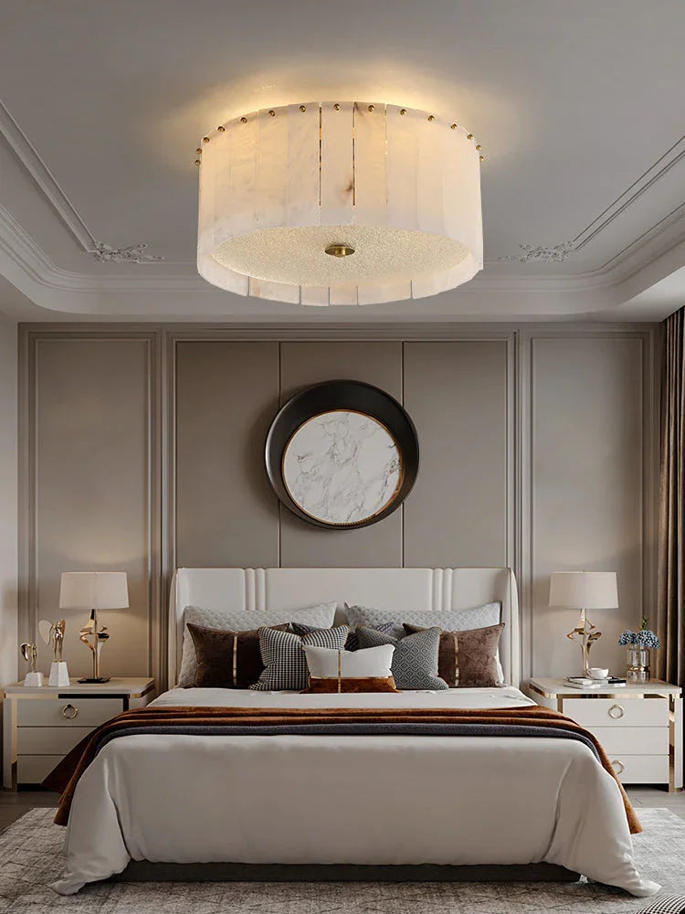 All Copper Alabaster Ceiling Lamp – Alabaster detail 9