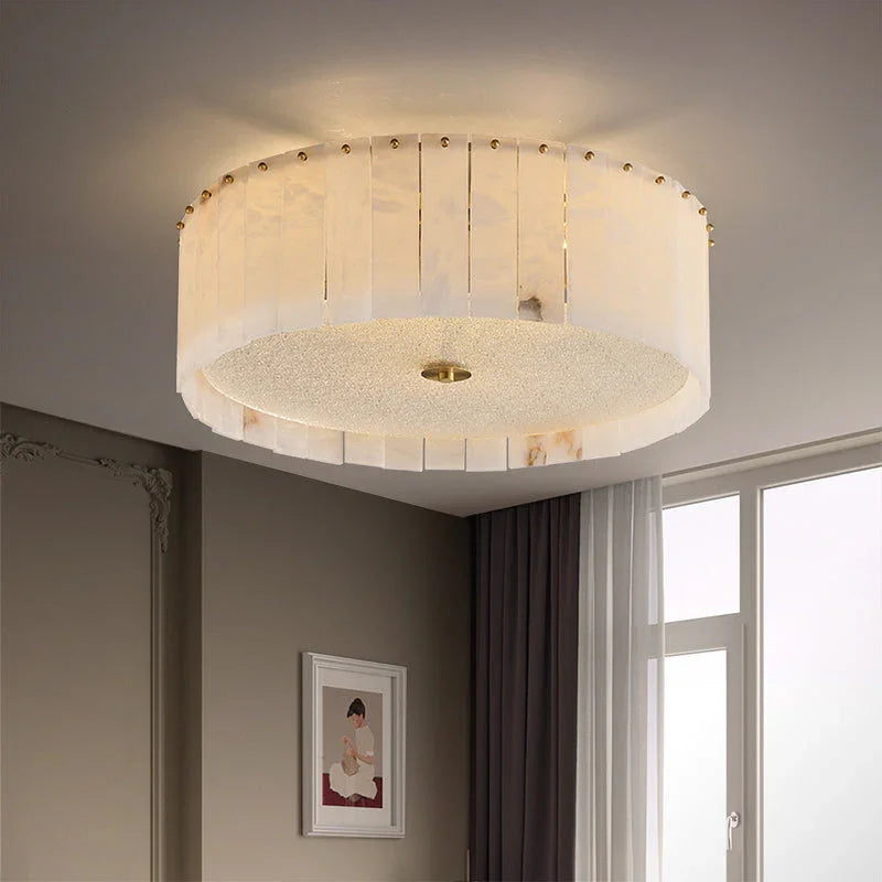 All Copper Alabaster Ceiling Lamp – Alabaster detail 3