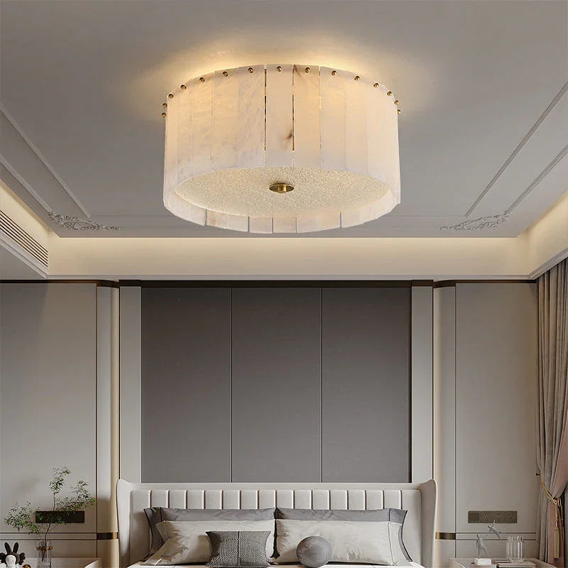 All Copper Alabaster Ceiling Lamp – Alabaster detail 6