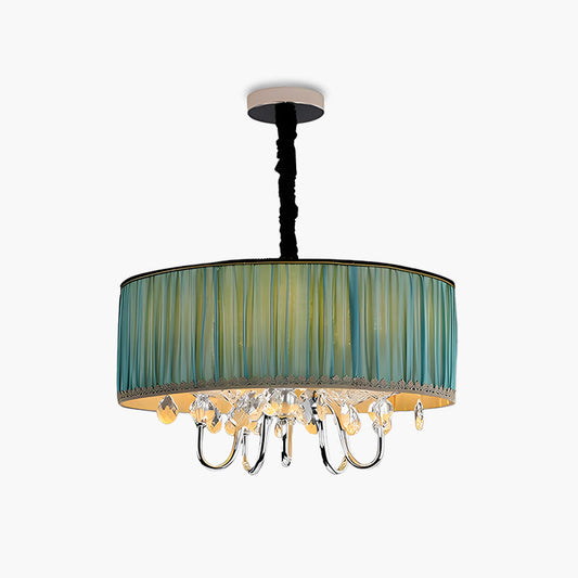Alloy Crystal Pendant Light for Living Room