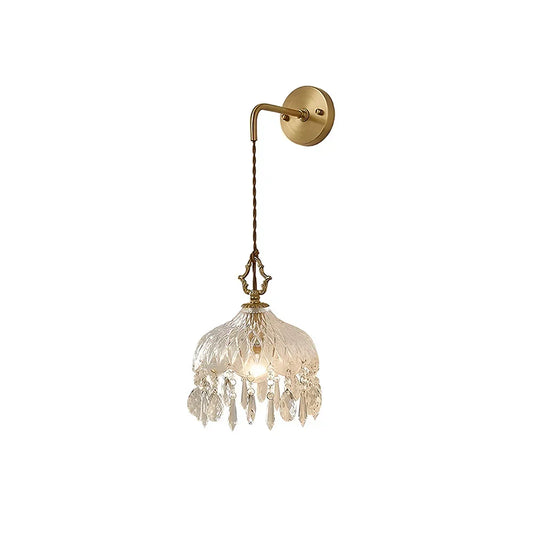 Alshamal Glass Crystal Wall Light