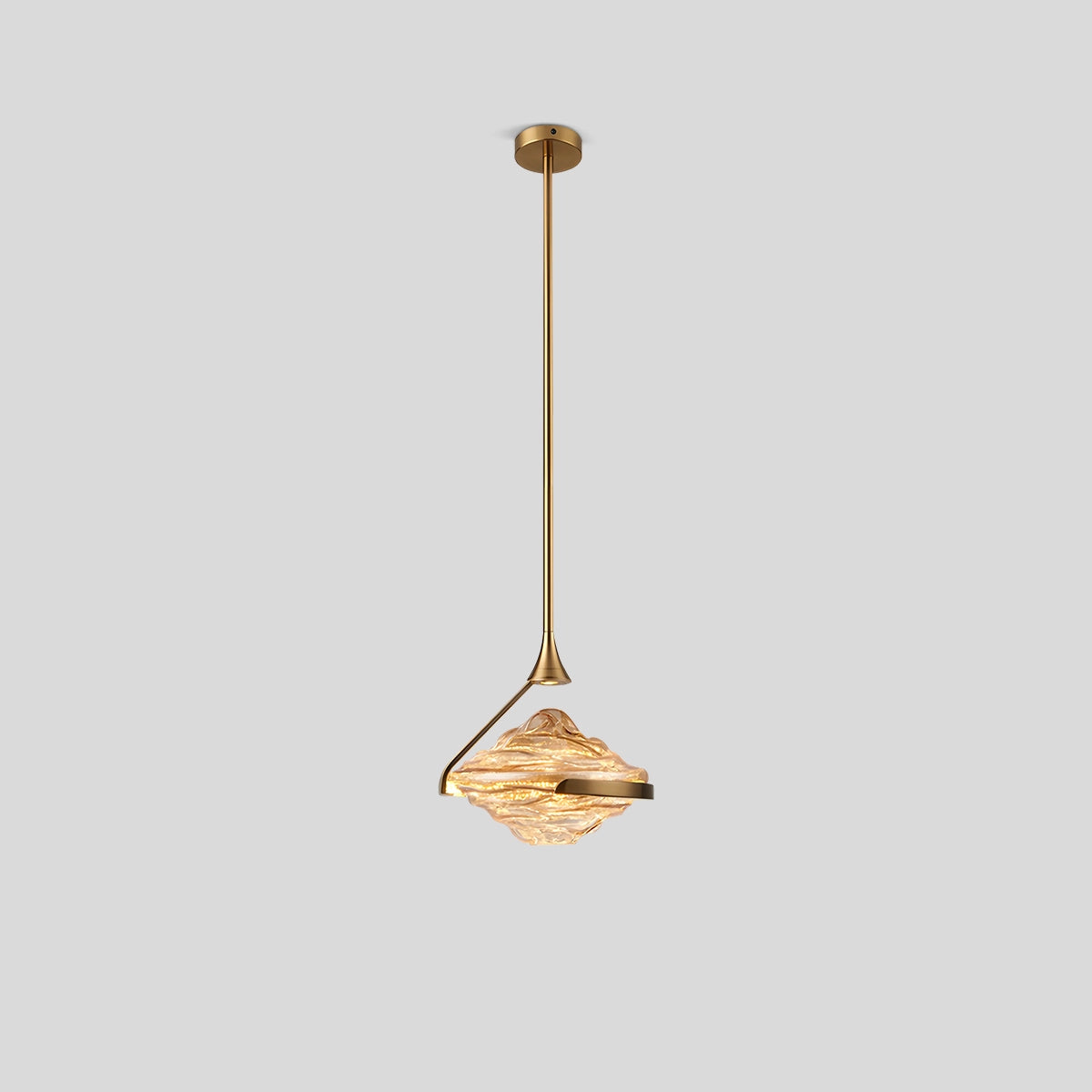 Modern Hill Glass Pendant Light – Glass detail 3
