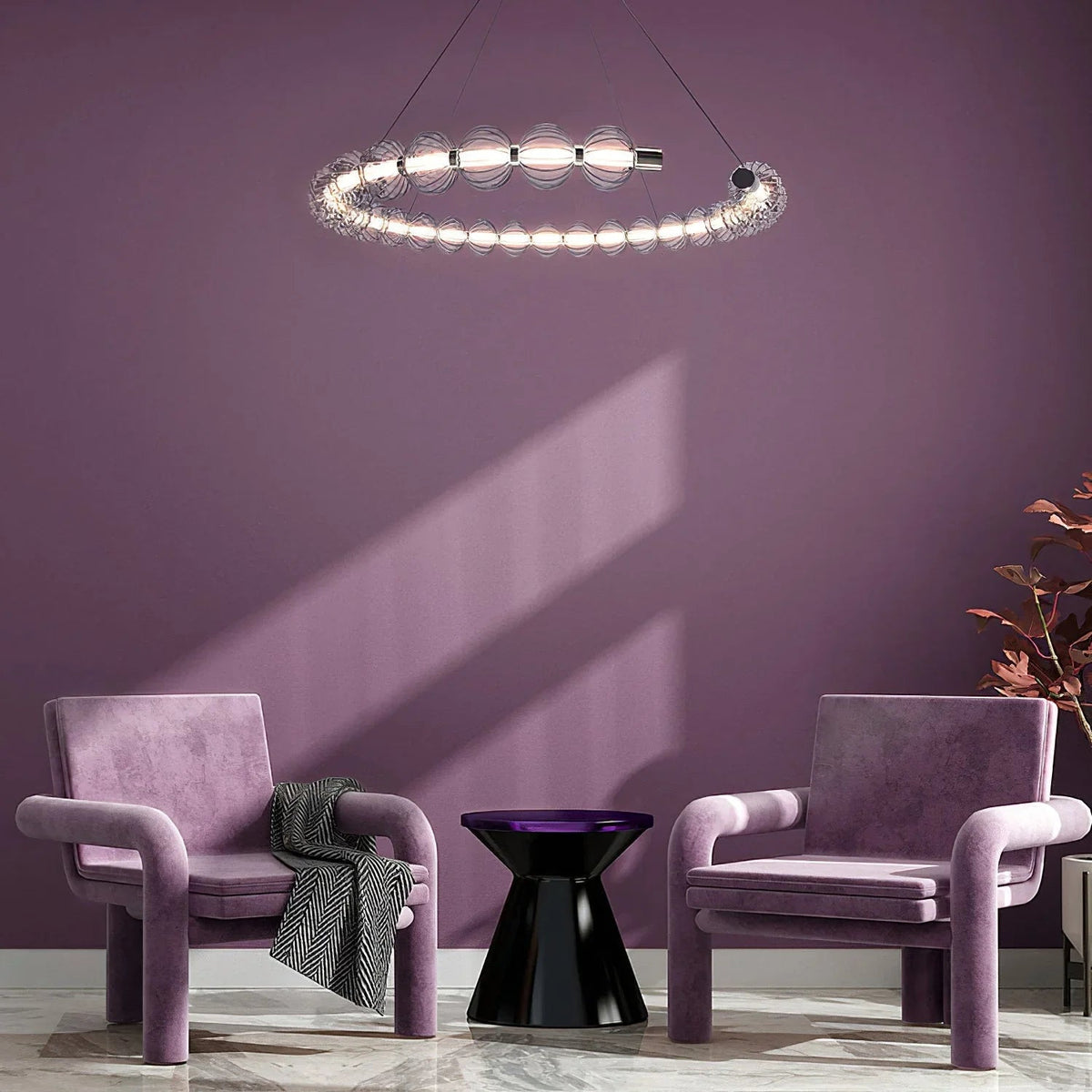 Amulet Glass Chandelier A – Glass detail 5