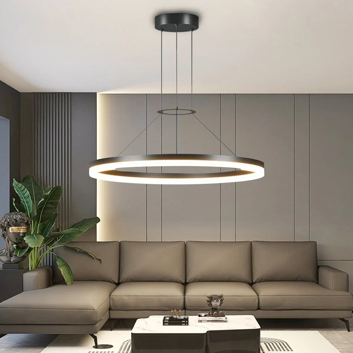 Circular Led Pendant Light for Living Room Kitchen – detail 2