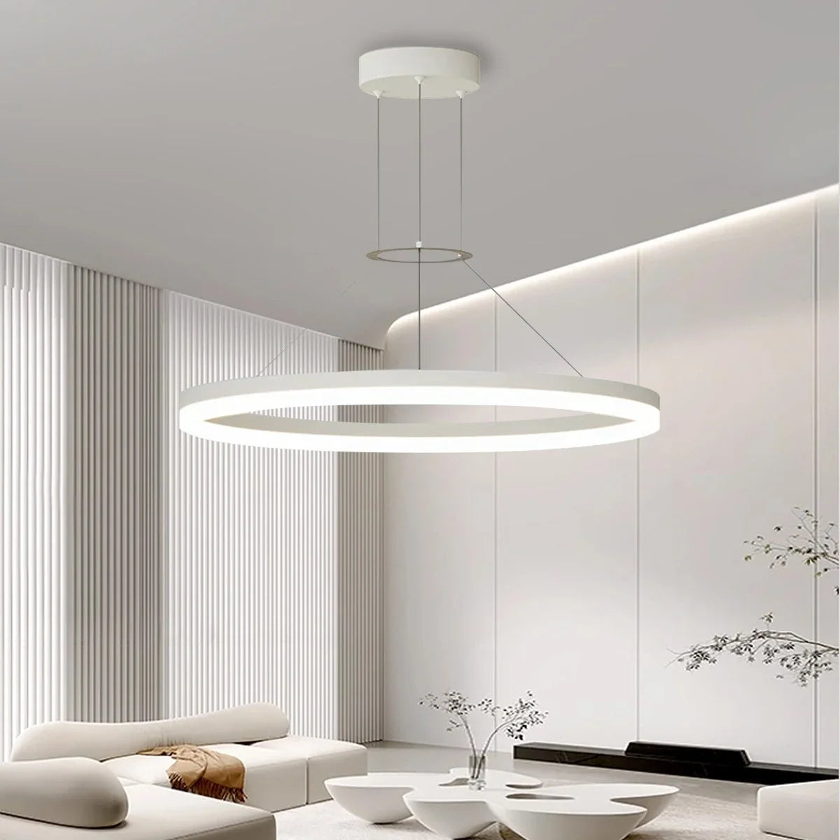 Circular Led Pendant Light for Living Room Kitchen – detail 16